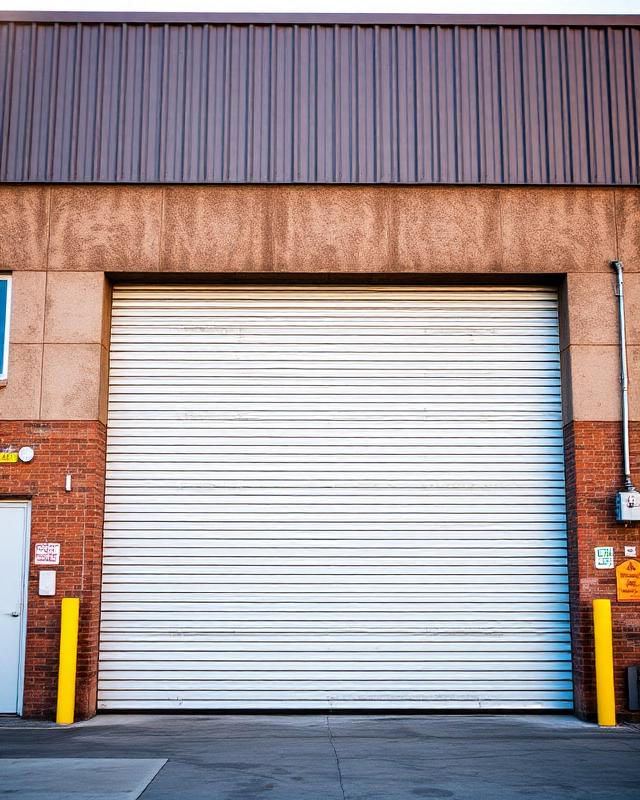 Commercial roll-up garage door